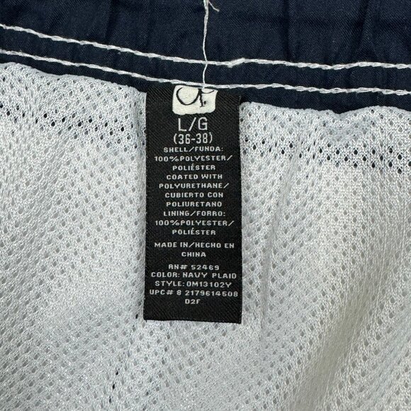 Ocean Pacific Mens Multicolor Plaid Board Shorts Drawstring Waist Lined Size L - Picture 6 of 11